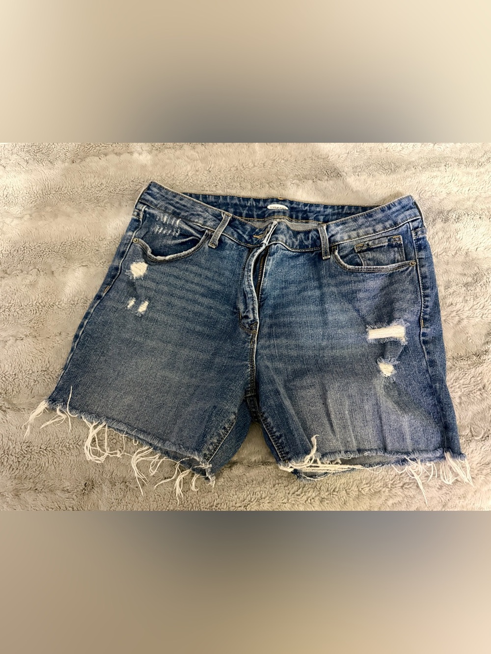 Old Navy Distressed Denim Jean Shorts - Blue